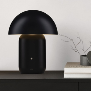 Lampada da tavolo nera led 3000k usb ricaricabile