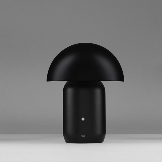 Lampada da tavolo nera led 3000k usb ricaricabile