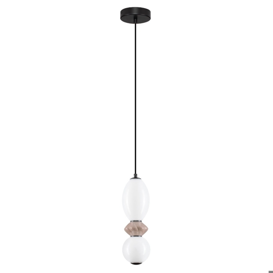 Lampada a sospensione in vetro led 3000k per camera da letto