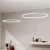 So soel 2 bianco ondaluce lampadario moderno cerchi led 66w 4000k