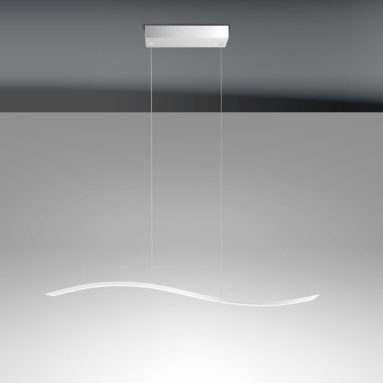 Lampadario moderno led 3000k 4000k bianco vivida lil wave
