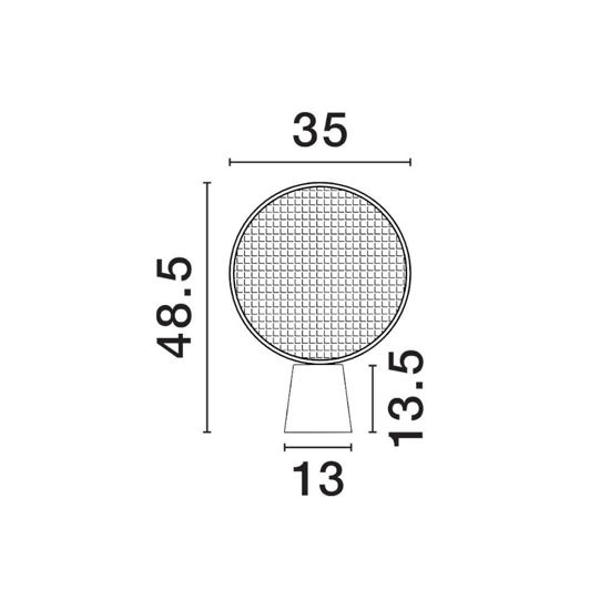 Lampada da tavolo in rattan naturale metallo nero