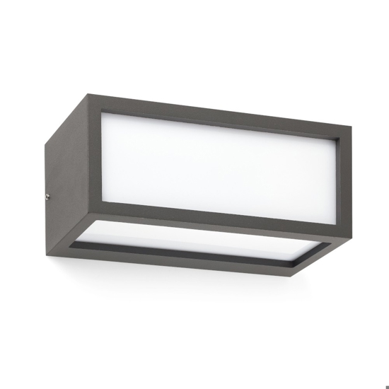 Isyluce deco applique da esterno grigio antracite moderna
