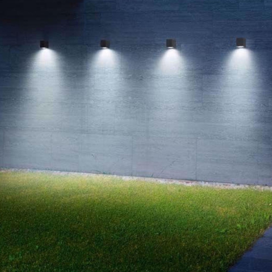 Life applique solare da esterno crepuscolare led 5w 3000k