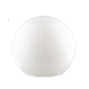 Ideal lux sole pt1 d50 lampada da terra sfera da giardino bianca