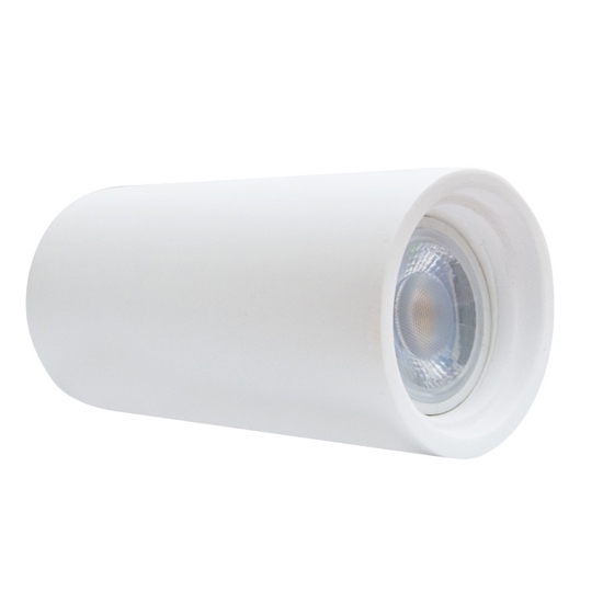 Faretto da soffitto cilindro bianco in gesso isyluce