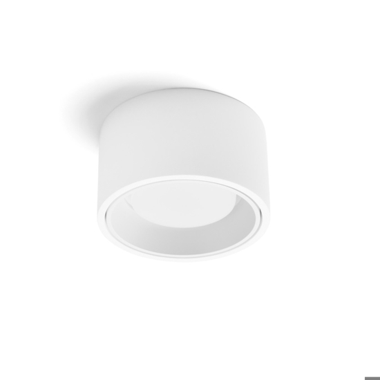 Faretto di gesso bianco alluminio nasso sforzin per cucina