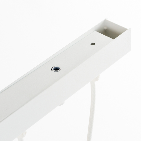 Lampadario moderno bianco per tavolo da soggiorno fp