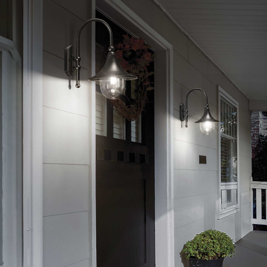 Cima ap1 applique da esterno ideal lux lanterna antracite
