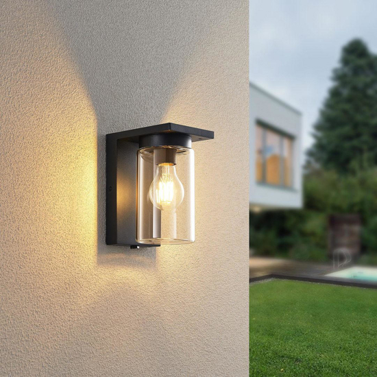 Applique lanterna da esterno con sensore crepuscolare