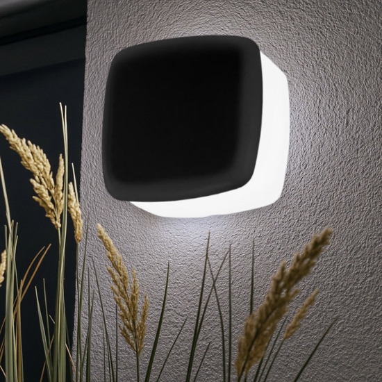 Miniwhite linea light applique per esterno nera led ip65
