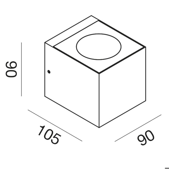 Applique da esterno gea luce ip65 antracite led 4000k