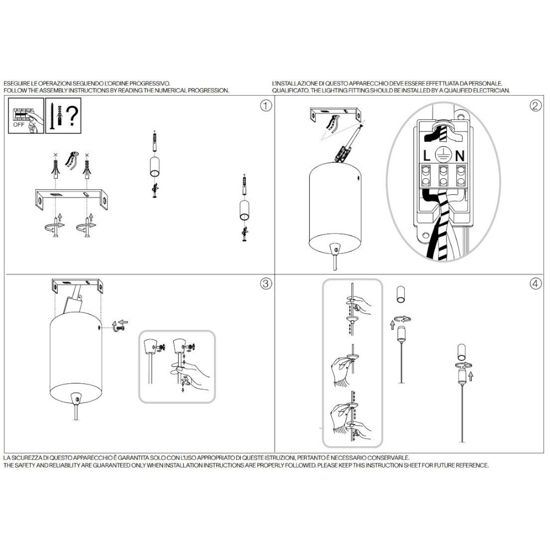 Gemini sp d081 lampadario design moderno led 60w 3000k ideal lux  nero