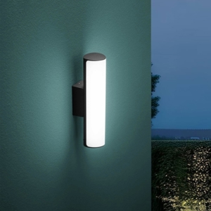 Ideal lux etere ap 9w 4000k applique per esterno nero