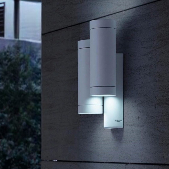 Applique per esterno bianco moderna