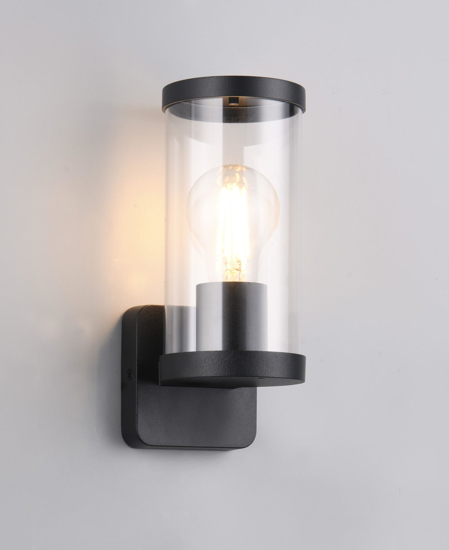 Applique da esterno nero luce diffusa