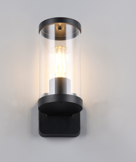 Applique da esterno nero luce diffusa