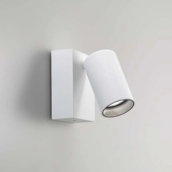 Applique da esterno orientabile ip65 bianca led cct gea luce