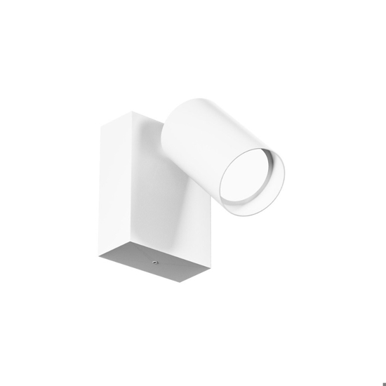 Applique da esterno orientabile ip65 bianca led cct gea luce