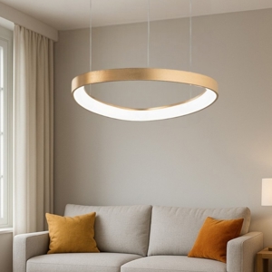 Gemini sp d042 ottone ideal lux lampadario design moderno led 38w 3000k