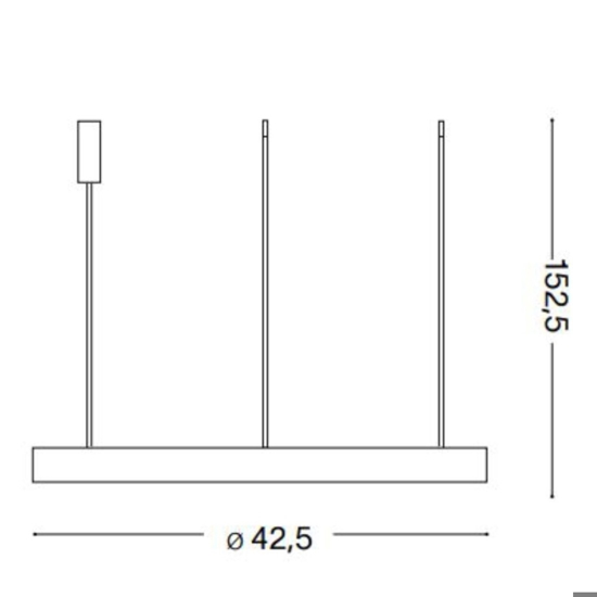 Gemini sp d042 ottone ideal lux lampadario design moderno led 38w 3000k