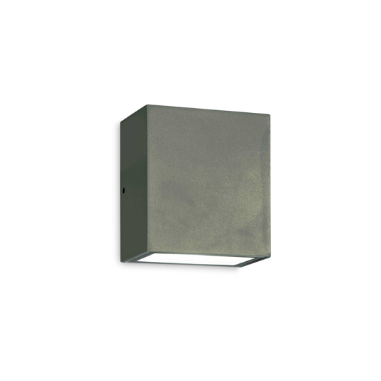 Argo ap2 4000k applique da esterno led 10w antracite ip65 anti corrosione ideal lux