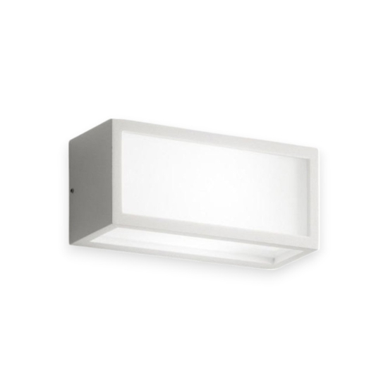 Isyluce deco applique da esterno led 18w 3000k bianca moderna