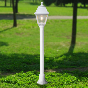 Top light alba lampione bianco per giardino moderno design lanterna