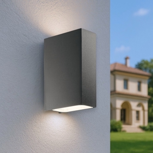Tetris-2 ap2 ideal lux applique da esterno sottile antracite ip44