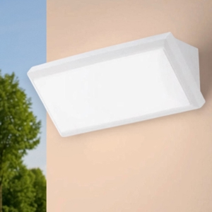 Applique da esterno moderno led 12w 3000k bianca isyluce