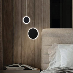 Lampadario led 12w 3000k per comodino camera da letto moderna