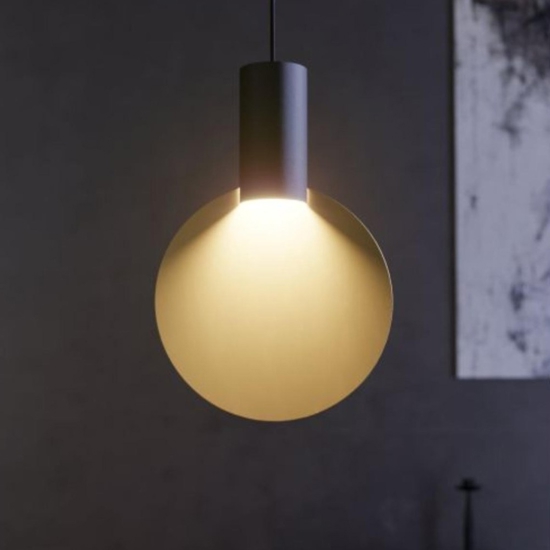 Lampadario design 3 luci per tavolo da cucina  nero oro
