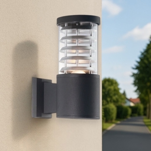 Tronco ap1 applique nero per esterno ip44 ideal lux