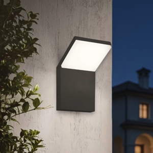 Ideal lux style ap 3000k applique nera da esterno design