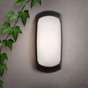 Applique da esterno nera top light andora ip66