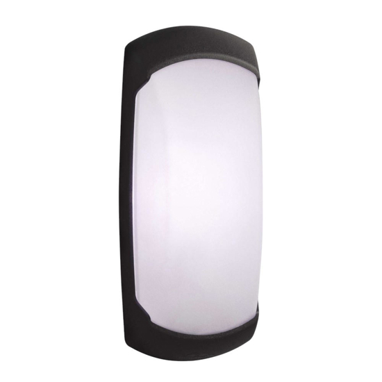 Applique da esterno nera top light andora ip66