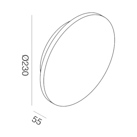 Applique da esterno ip65 antracite 23 cm led cct gea luce