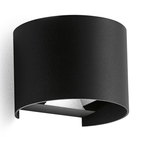 Applique per esterno fascio orientabile ip54 antracite 10w led 3000k gea luce