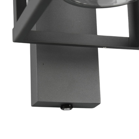 Applique da esterno antracite con sensore crepuscolare