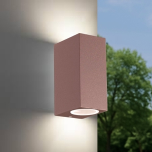 Up ap2 ideal lux applique da esterno ip44 coffee luce sopra e sotto