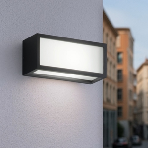 Isyluce applique da esterno led 18w 4000k ip54 deco antracite