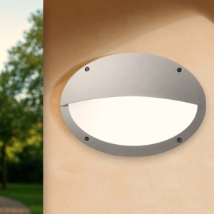 Applique da esterno grigia top light monza ip66