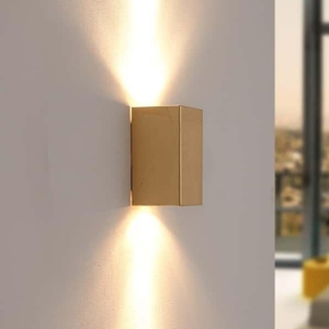Applique moderna parallelepipedo oro