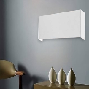 Applique led 12w 4000k rettangolare isyluce bianco moderna