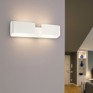Isyluce applique led 20w 3000k design moderno bianco