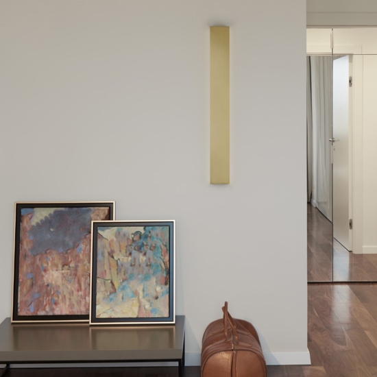 Applique 60cm led rettangolare oro moderna 20w 3000k