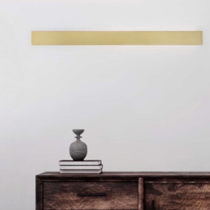 Applique rettangolare 90cm oro led 36w 3000k moderna