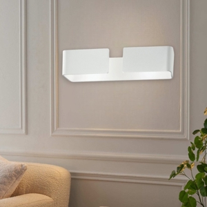 Applique led design moderno isyluce graffa bianco 4000k isyluce