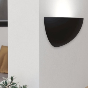 Applique nero da parete per interno