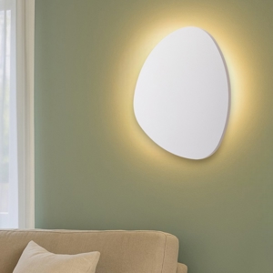 Applique da parete bianca design moderna led 12w 3000k